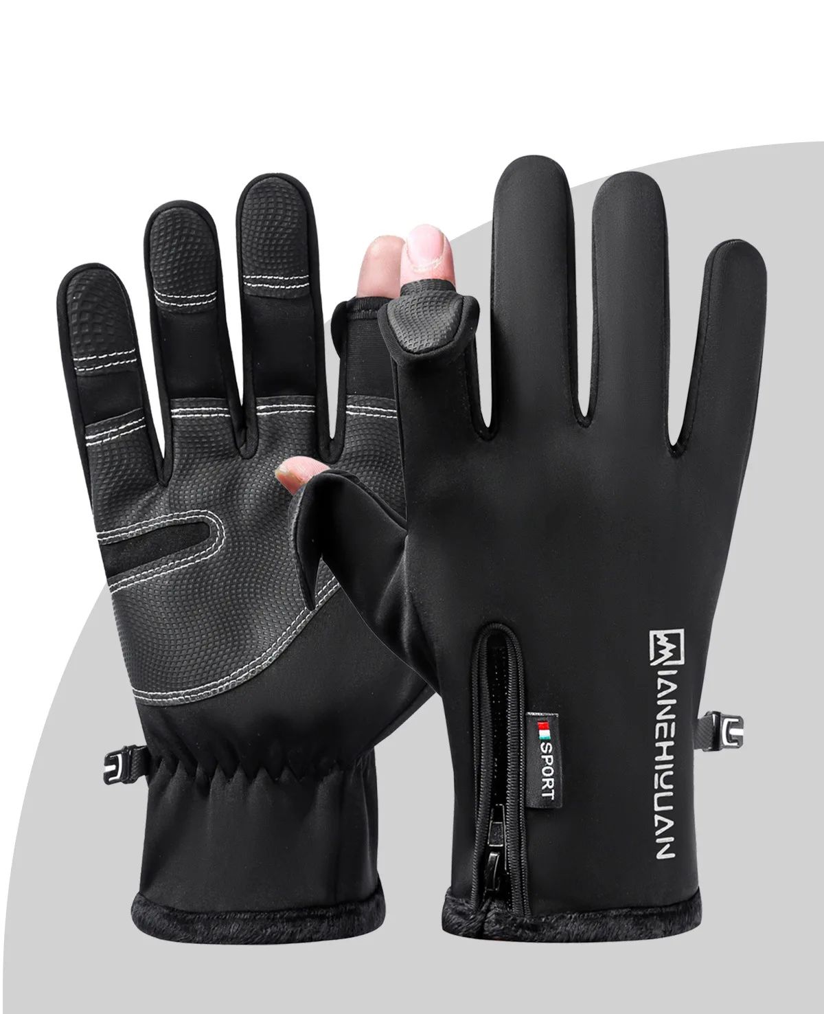 Ski Glove Waterproof - Rękawice rowerowe męskie dotykowe wodoodporne zimowe