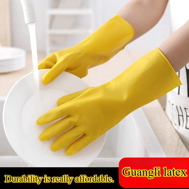 Dish Glove Rubber - 3 pary rękawic domowych Domowe rękawice