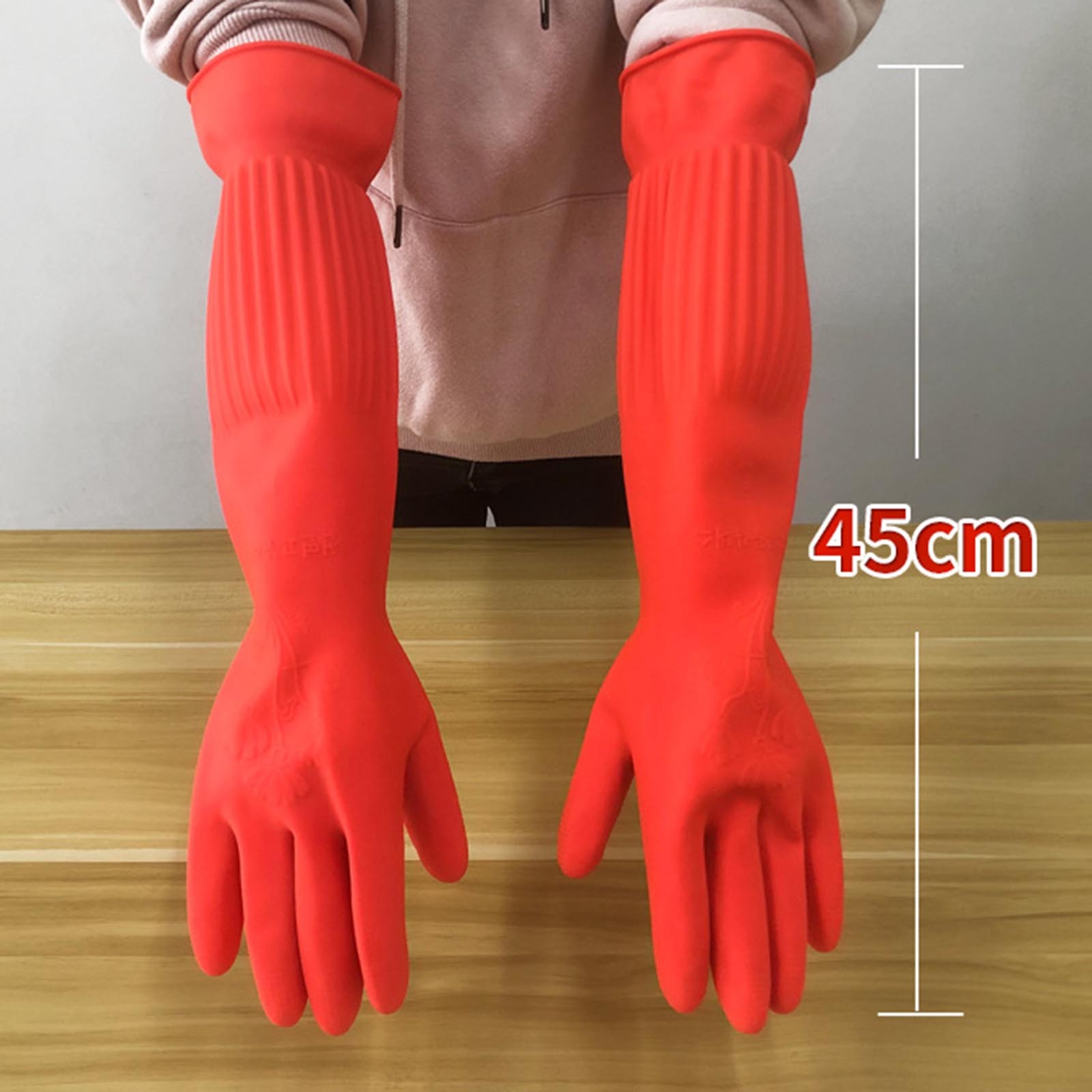 Dish Glove Rubber - 1 para elastycznych wygodnych gumowych rękawic