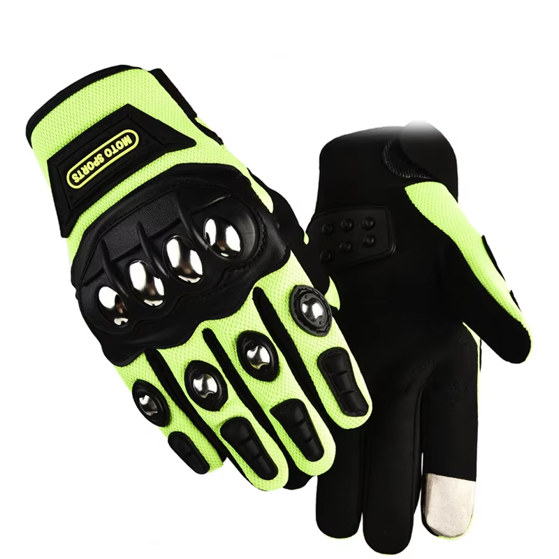 Motorcycle Glove Knuckle - Rękawice taktyczne stalowe ochronne do jazdy