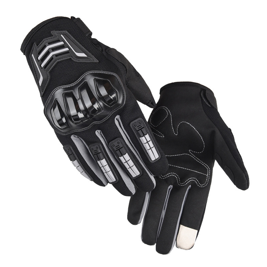 Motorcycle Glove Knuckle - Rękawice motocyklowe letnie z twardymi kostkami,