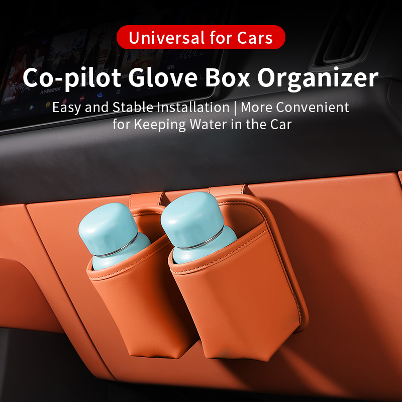 Leather Driving Glove - Organizer do schowka samochodowego, wiszący, bez