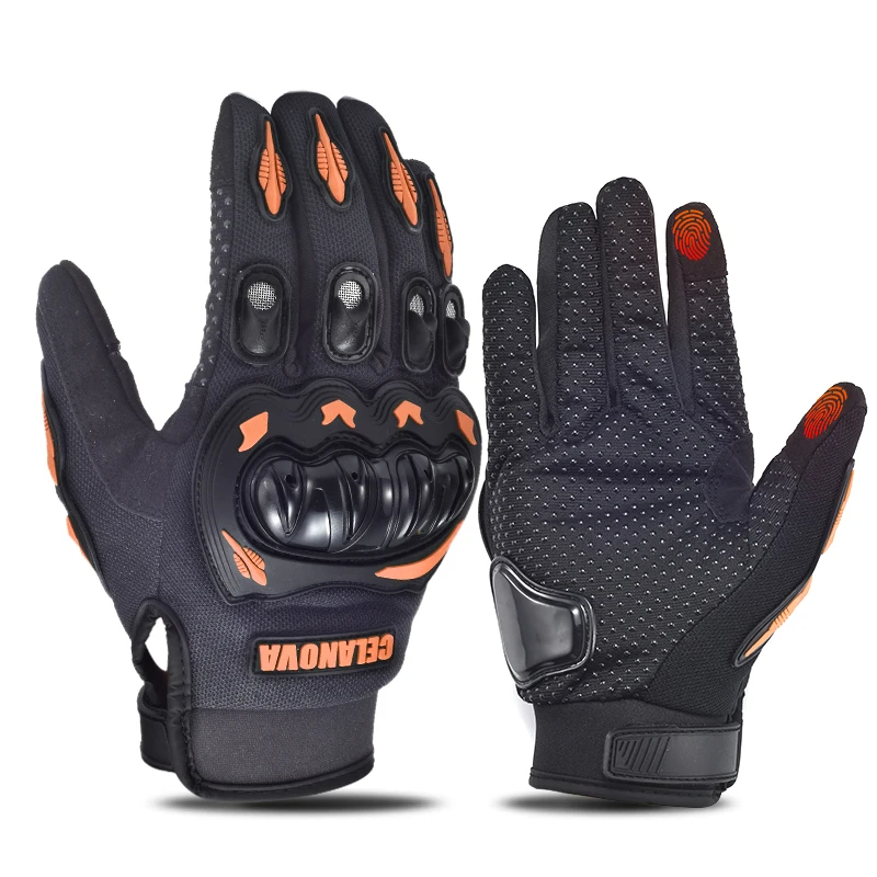 Motorcycle Glove Knuckle - Nowe męskie rękawice rowerowe motocyklowe z