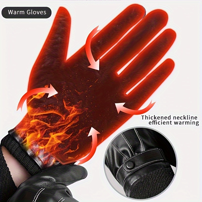 1 Para Zimowych Rękawic Ciepłe – Leather Driving Glove recenzja i cena