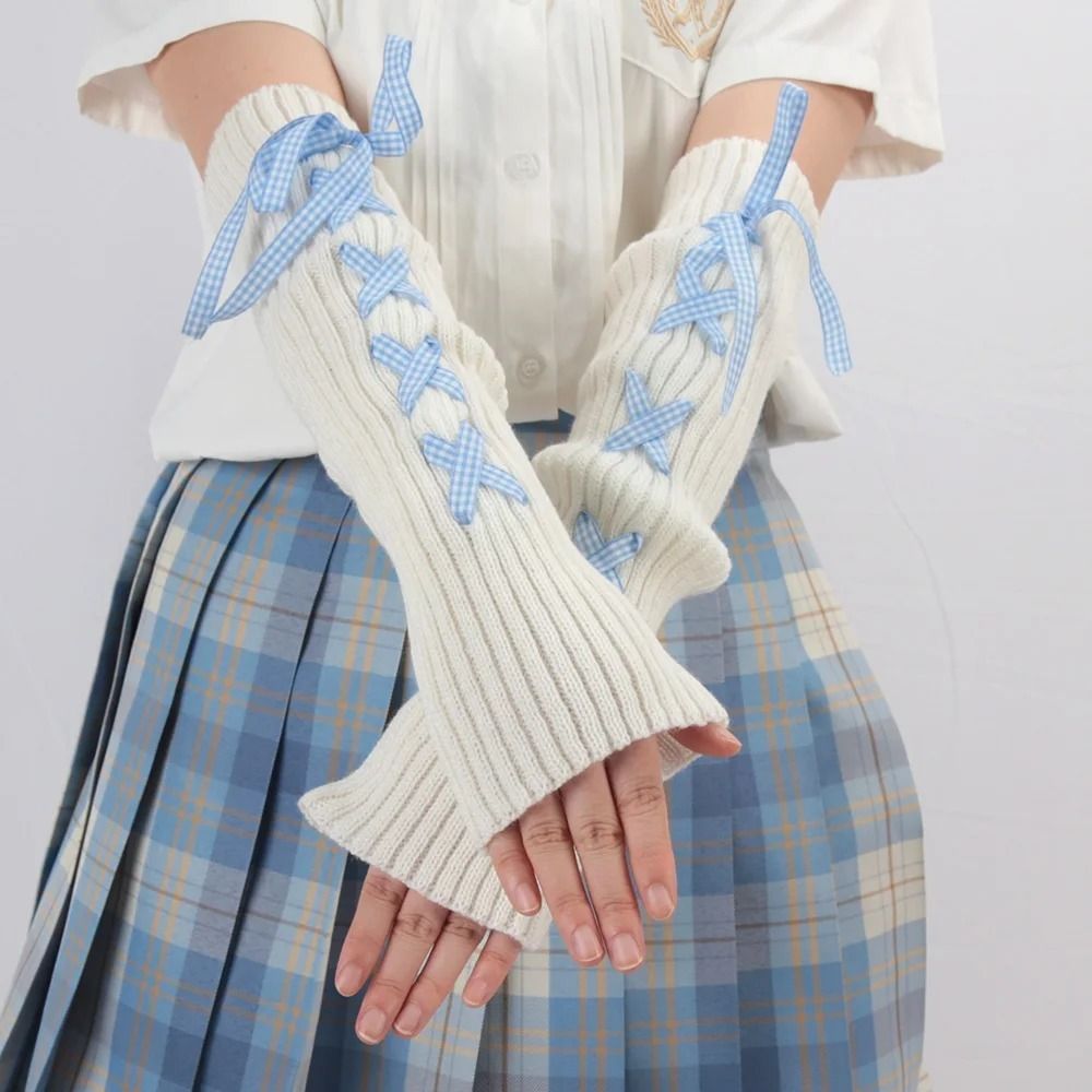 Modne damskie jesienno-zimowe  – Fingerless Glove Knit recenzja i cena