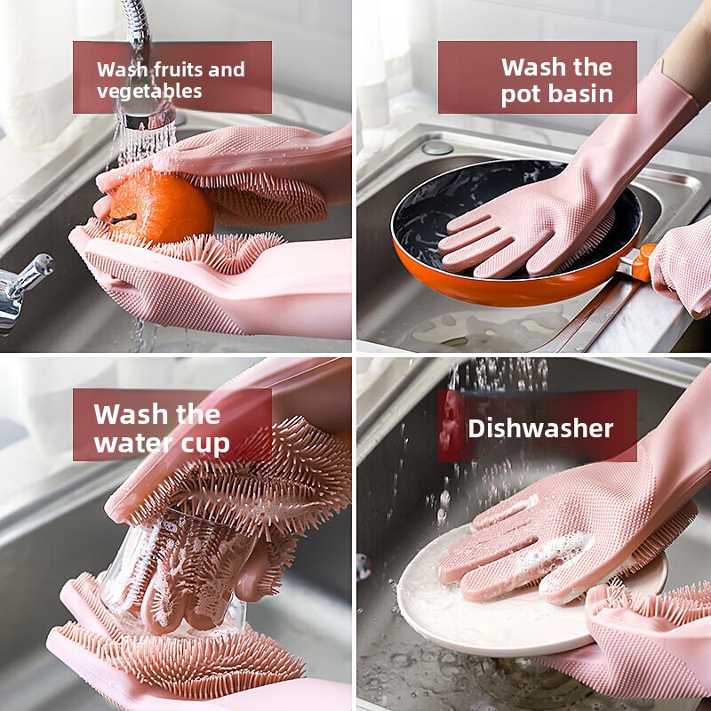 Silikonowe rękawice do mycia n – Dish Glove Rubber recenzja i cena
