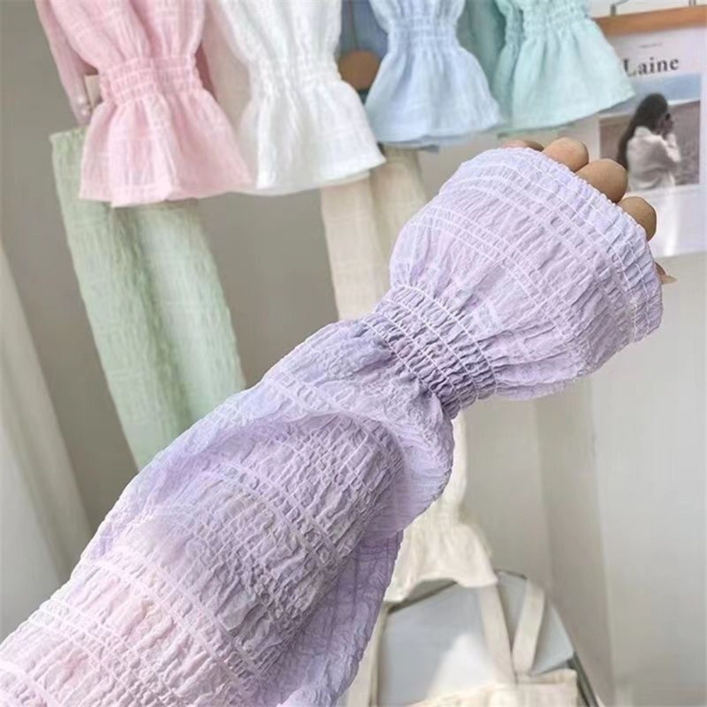 Letnie, oddychające rękawki z  – Fingerless Glove Knit recenzja i cena