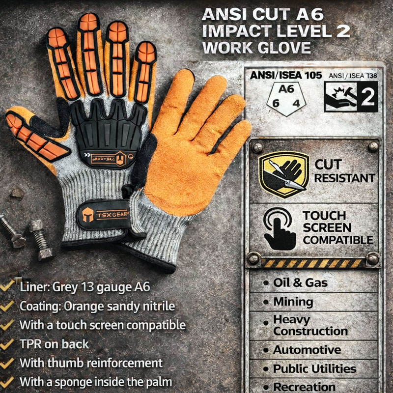 Rękawice robocze NMSafety anty – Nitrile Mechanic Glove recenzja i cena