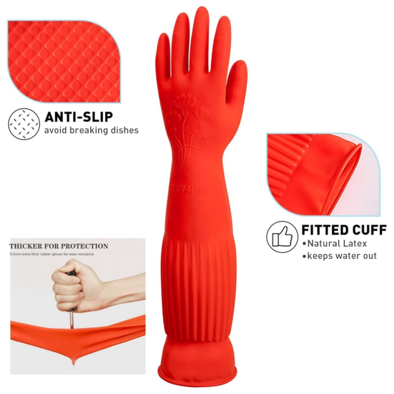Rękawice gumowe do czyszczenia – Dish Glove Rubber recenzja i cena