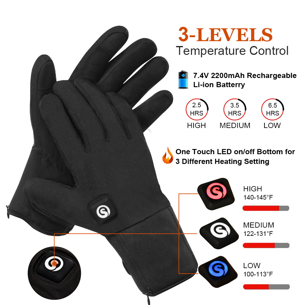 Elektryczne podgrzewane rękawi – Ski Glove Waterproof recenzja i cena
