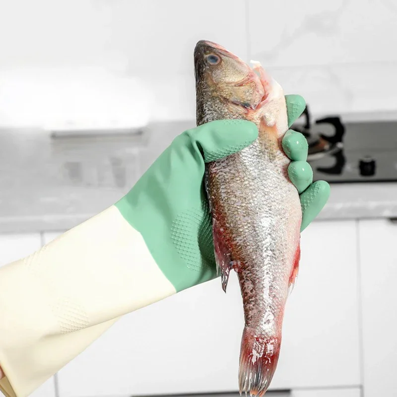 Grube rękawice kuchenne, rękaw – Dish Glove Rubber recenzja i cena