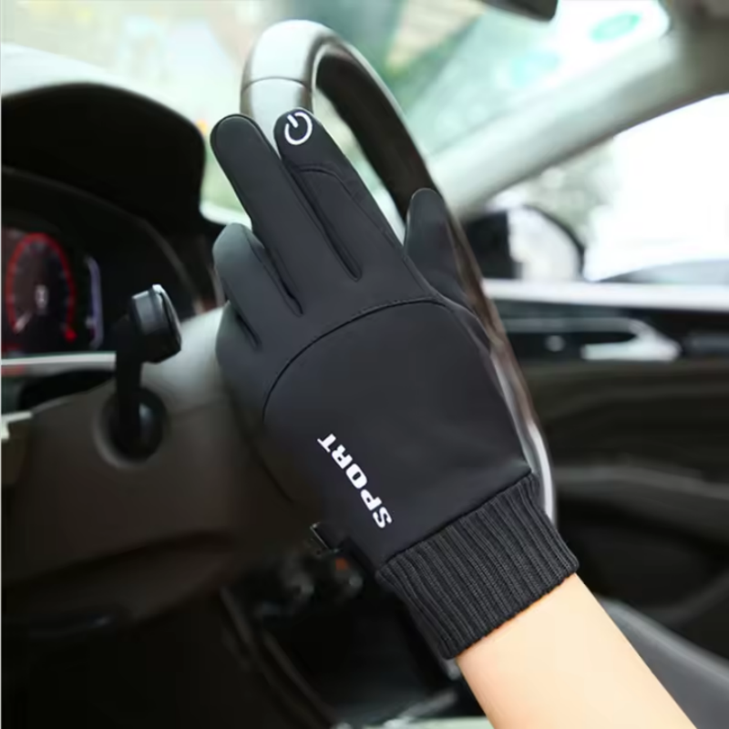 Rękawice zimowe męskie damskie – Leather Driving Glove recenzja i cena