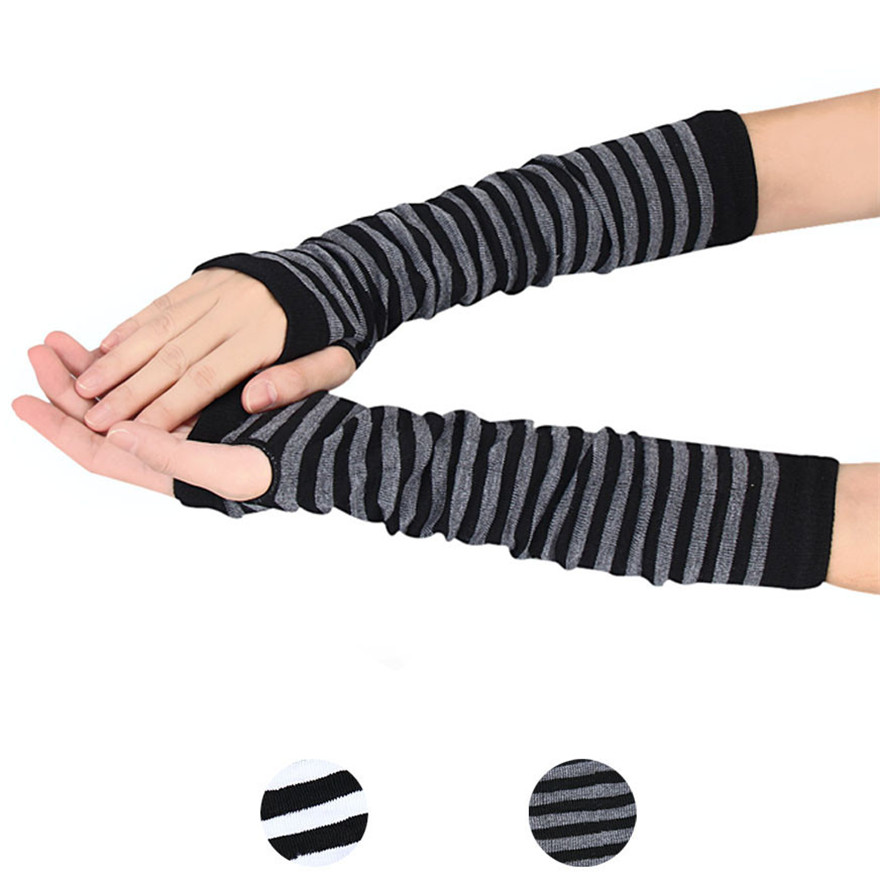 Damskie gotyckie rękawiczki be – Fingerless Glove Knit recenzja i cena