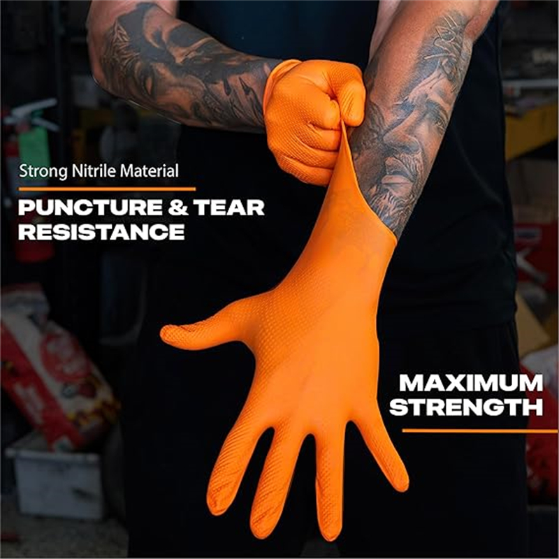 Rękawice robocze o grubości 8  – Nitrile Mechanic Glove recenzja i cena